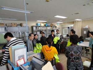医療救護班第1班派遣の様子