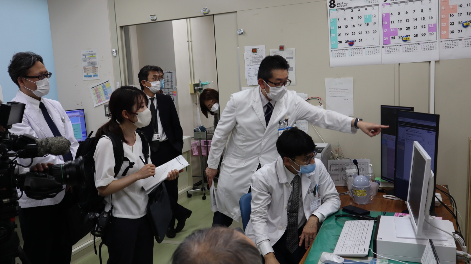 報道公開の様子③