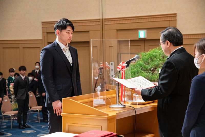 卒業証書・学位記　授与