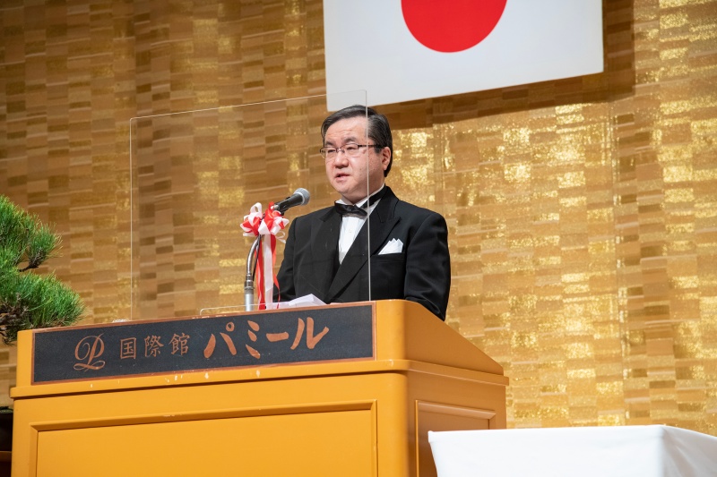 山下学長　式辞
