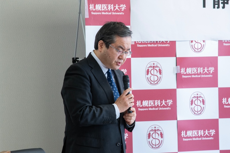 山下　敏彦理事長・学長による挨拶