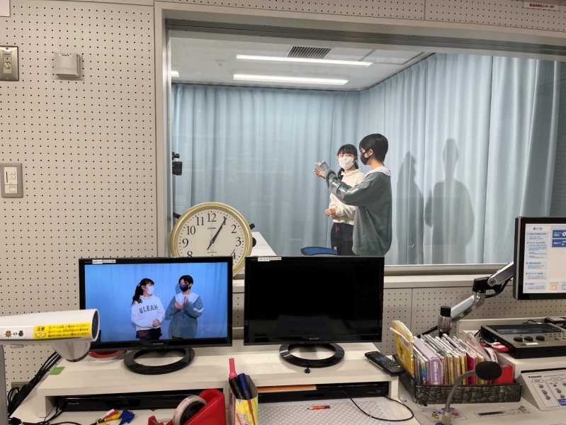 二条小学校②(10/8~11/25)　奈半利小学校への“コロナ予防”　授業動画撮影の様子