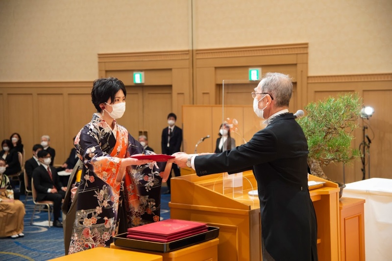 卒業証書・学位記　授与
