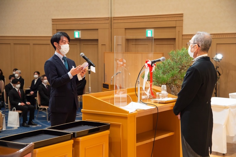 卒業生代表　謝辞