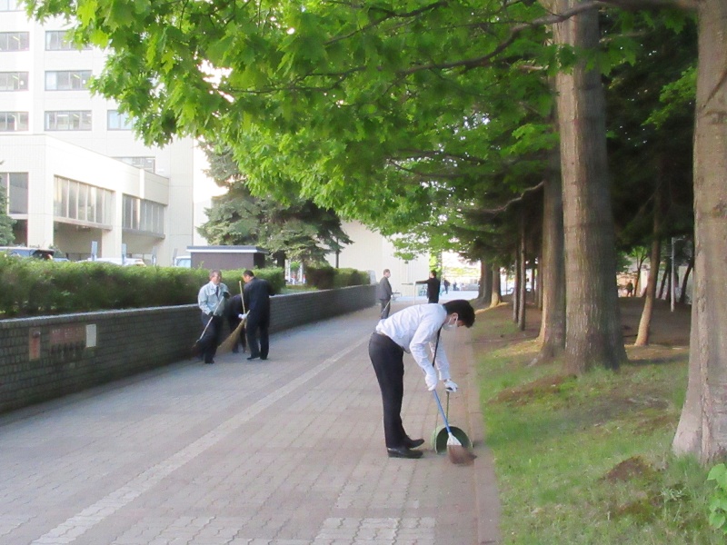 清掃活動の様子
