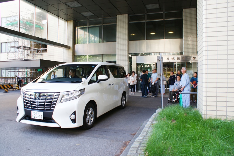 現地に向けて出発！