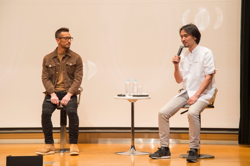 「中田英寿・生江史伸トークセッション　知る旅へ、毎日のしあわせへ」の様子