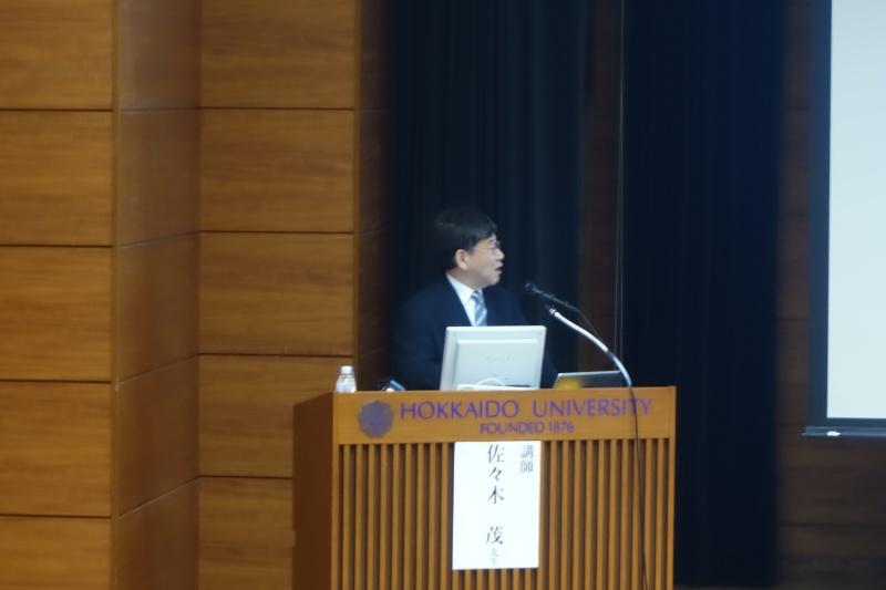 講演1　「肝がんにならないためにできること」 　　　　佐々木　茂先生（札幌医科大学附属病院 消化器内科）