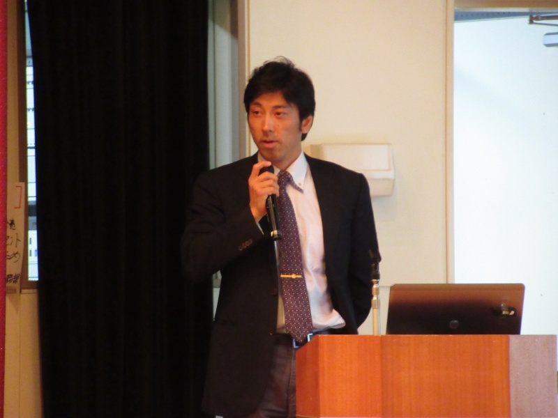 山田崇史准教授による講演の様子