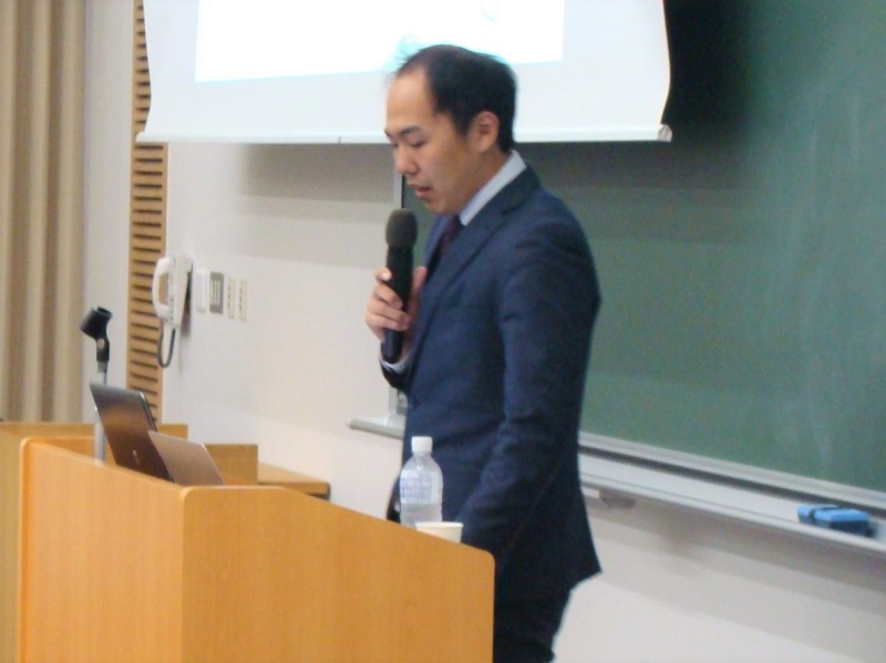 松田　直樹氏の講演の様子
