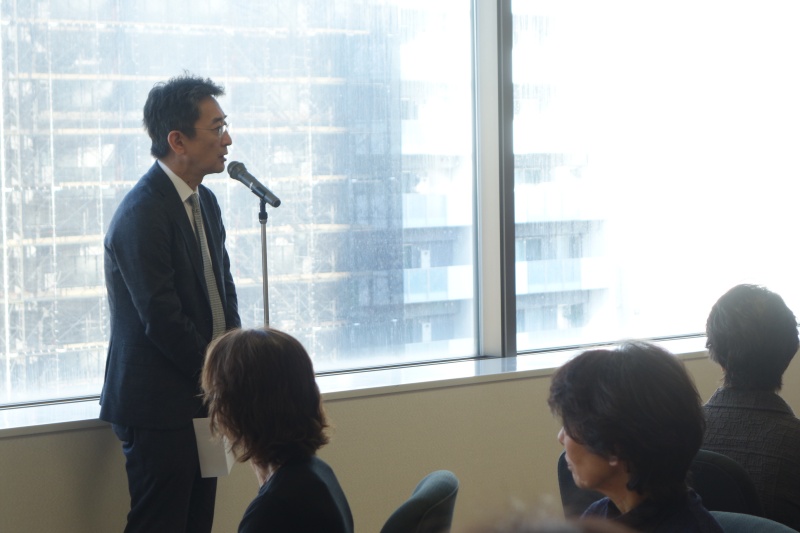 土橋病院長による挨拶