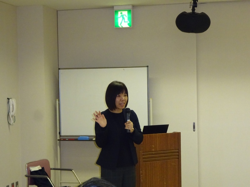 研修2　看護学科　荻田珠江　講師による講義