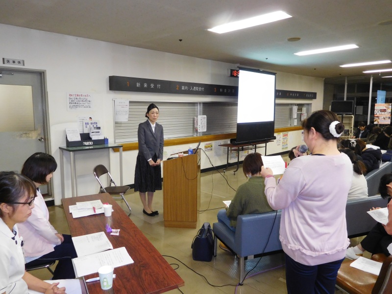 看護師出前研修の様子