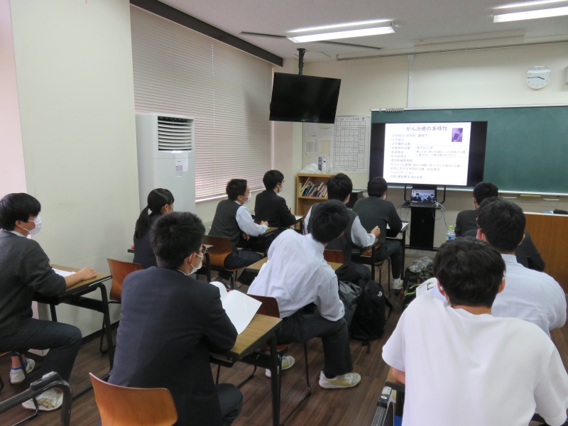 受講する立命館慶祥高校のみなさん