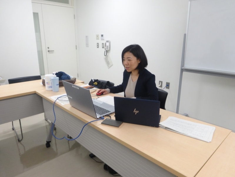 看護学科　荻田珠江　講師による司会・進行