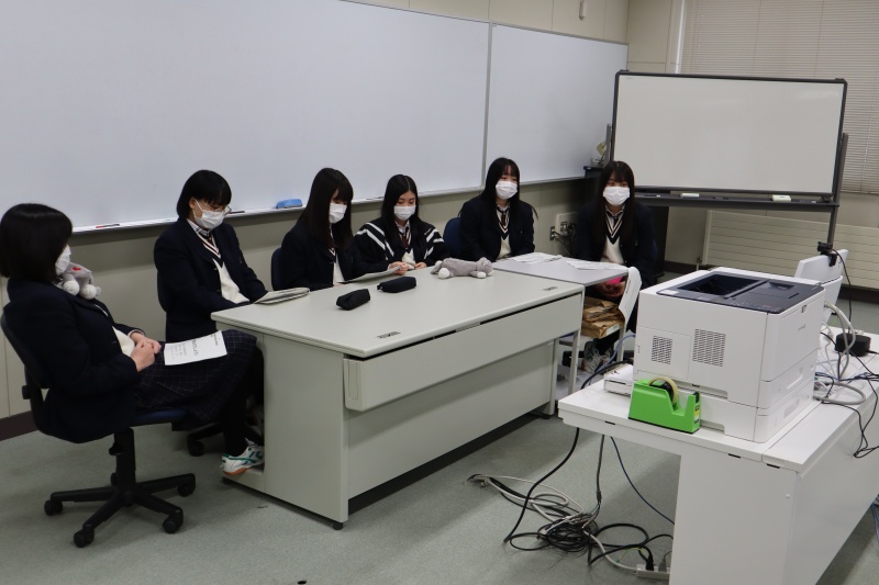 受講する留辺蘂高校のみなさん