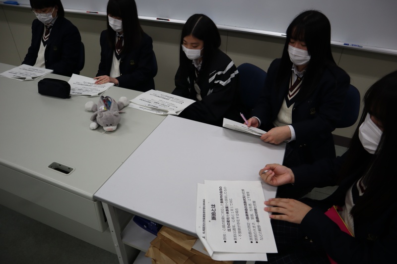 受講する留辺蘂高校のみなさん