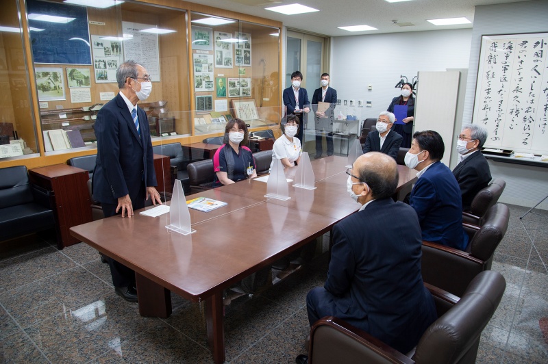札幌医大　塚本学長からの謝辞