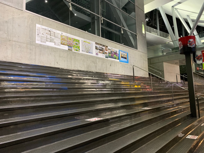 今シーズンのコンサドーレ札幌の試合では  ありがとうプロジェクトのポスターを札幌ドームコンコースに掲示して頂いております。