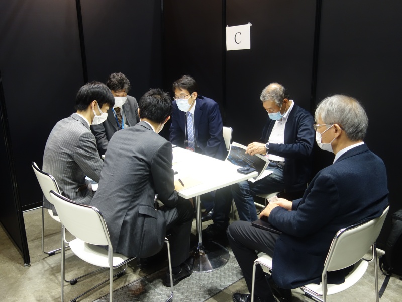 商談の様子