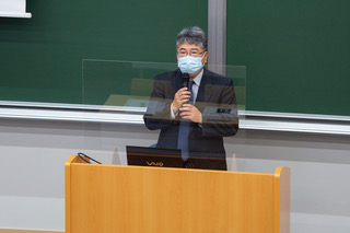 升田教授による開会の辞