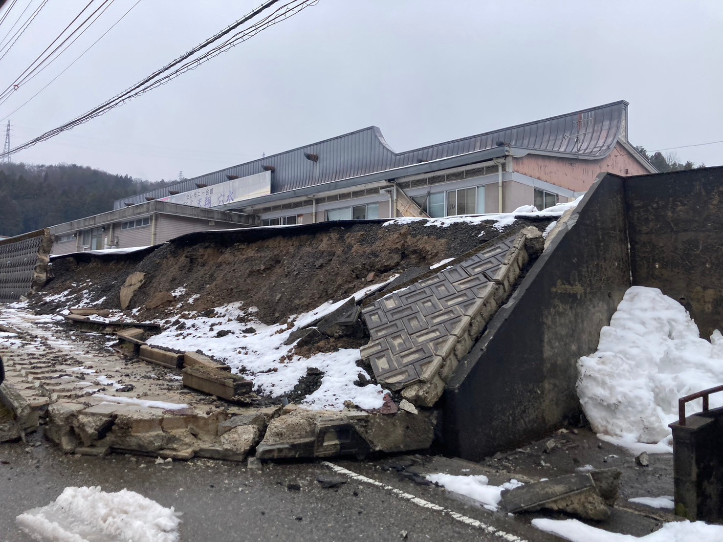 珠洲市内の様子