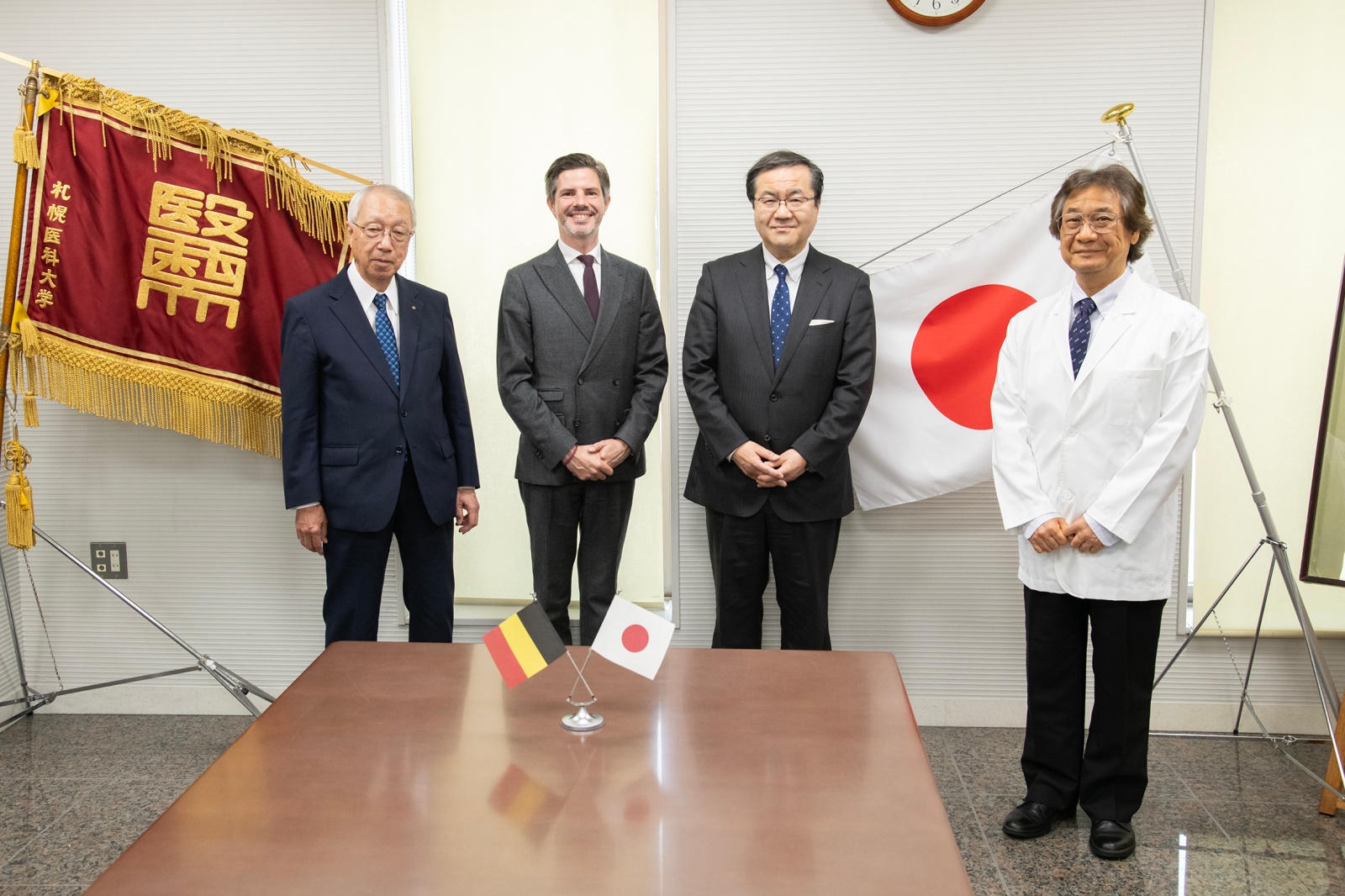 駐日ベルギー王国大使一行の訪問