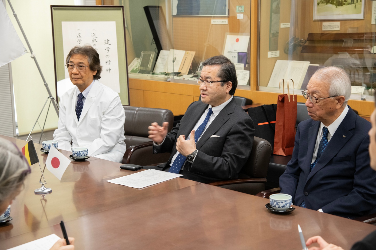 駐日ベルギー王国大使一行の訪問