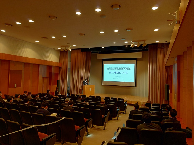 株式会社常光　薬袋博信課長から医工連携に関して講演