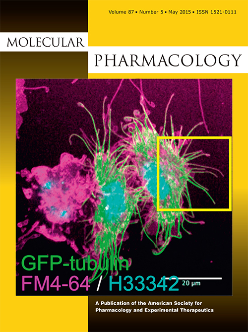 国際誌 Molecular Pharmacology (Volume 87, Number 5, May 2015)