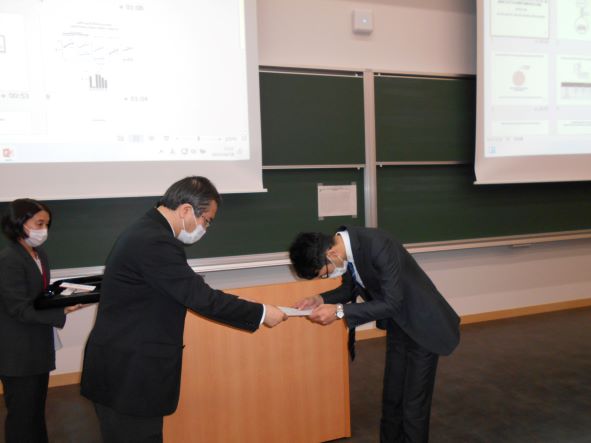 表彰の様子