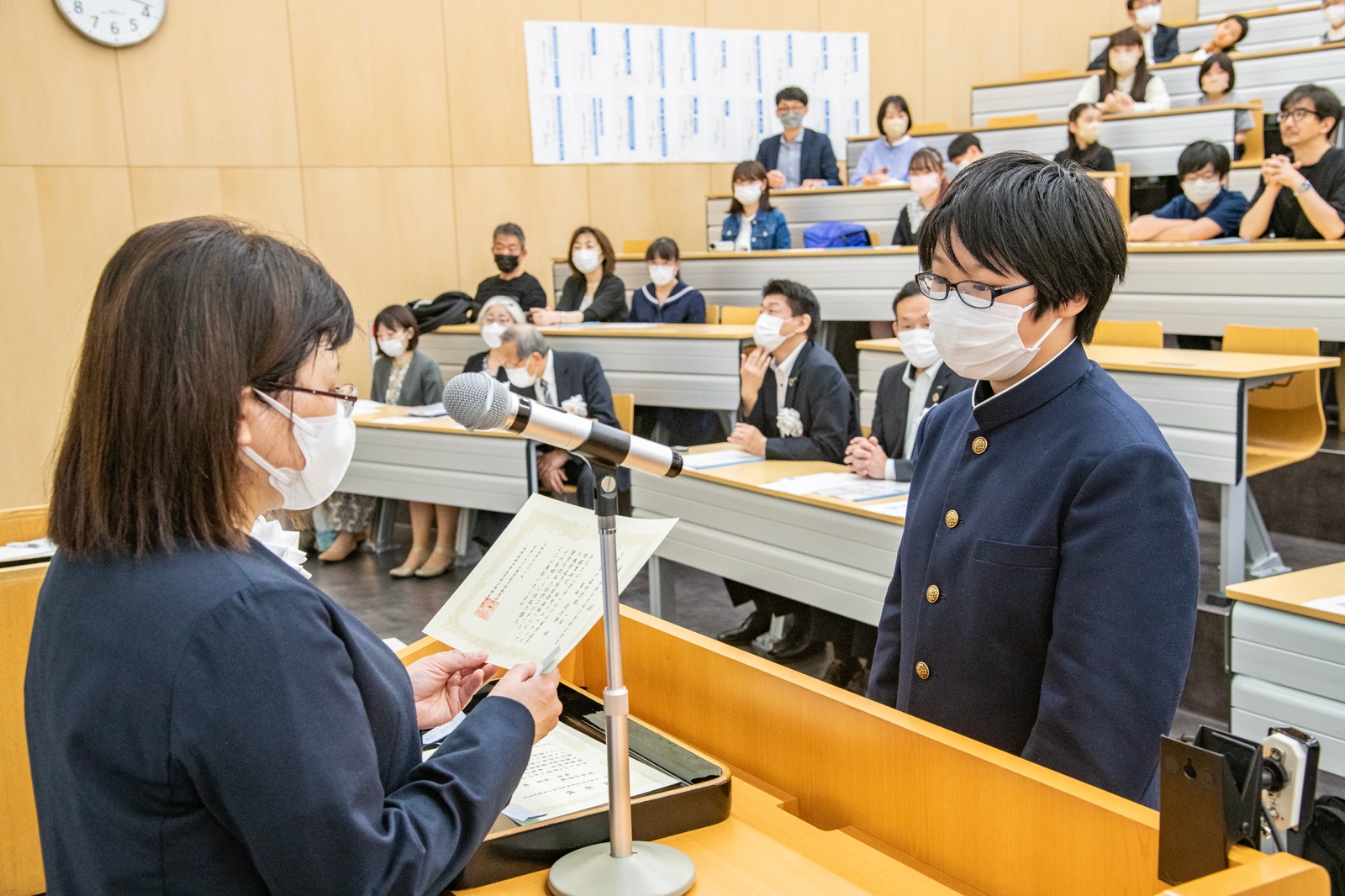 北里大学医療衛生学部公衆衛生学賞の授与