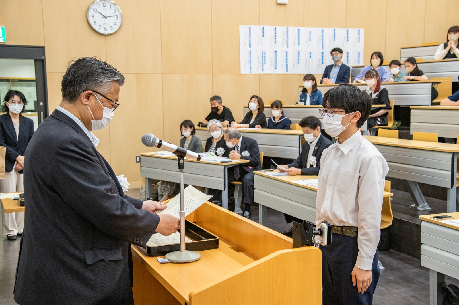 市長賞・教育長賞の授与
