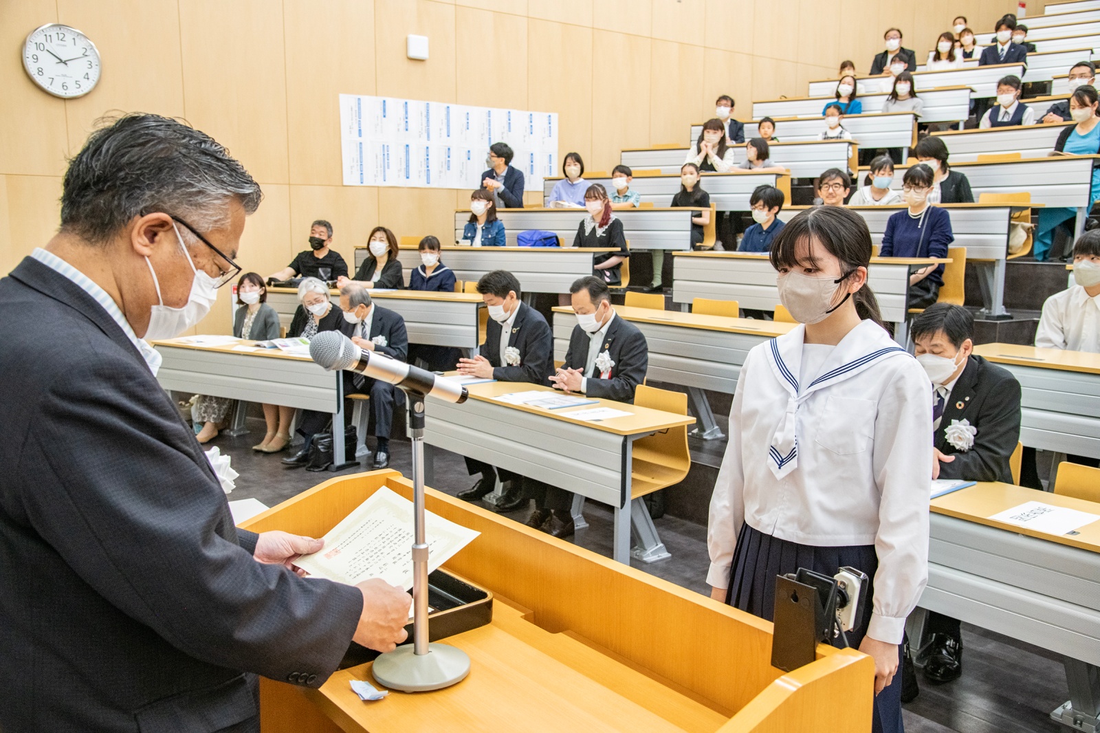 市長賞・教育長賞の授与