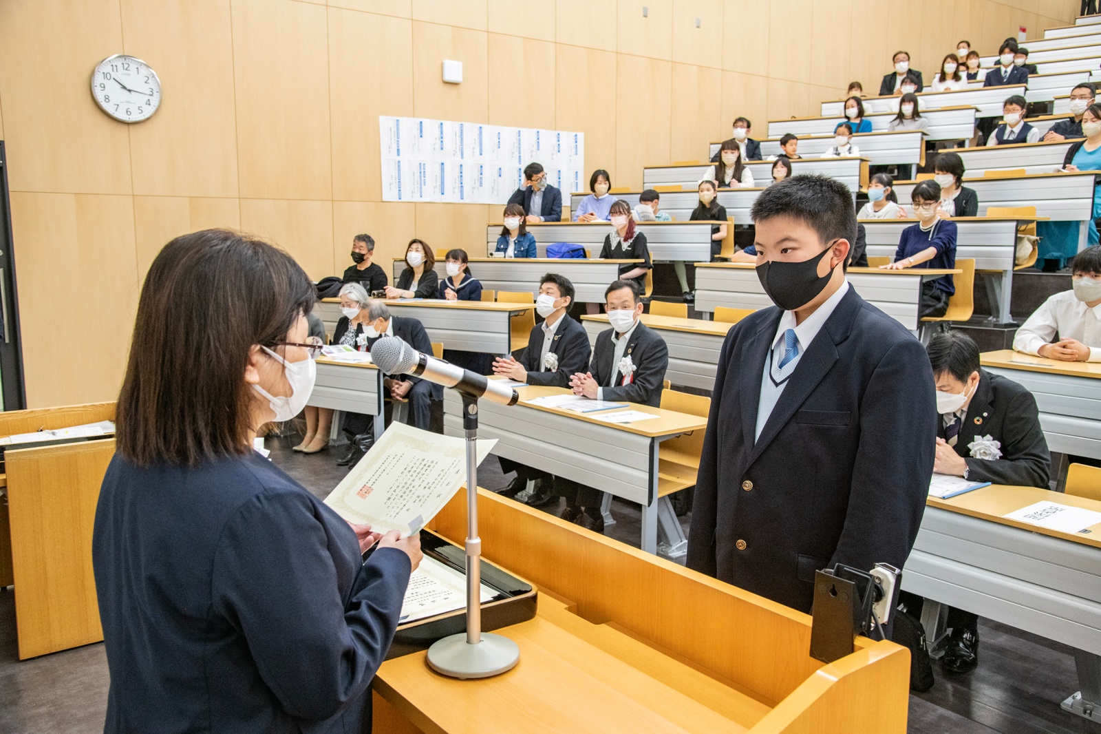 北里大学医療衛生学部公衆衛生学賞の授与
