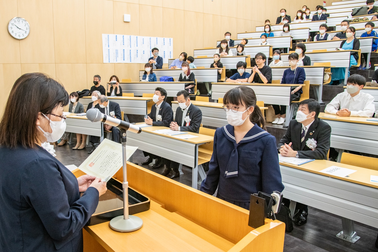 北里大学医療衛生学部公衆衛生学賞の授与