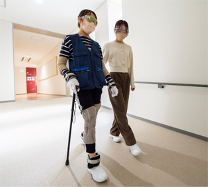 高齢者疑似体験演習の写真