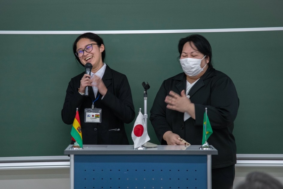 質疑応答の写真