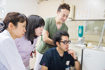研鑽の様子の写真