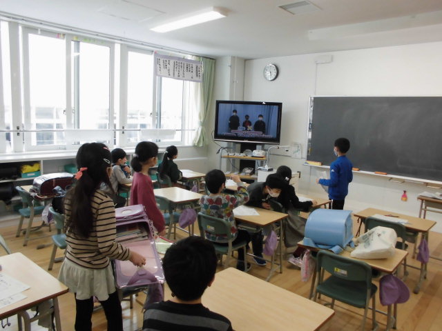 発寒西小の朝の活動