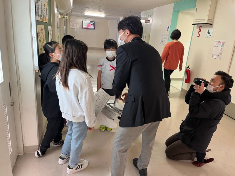 校長先生との反省会