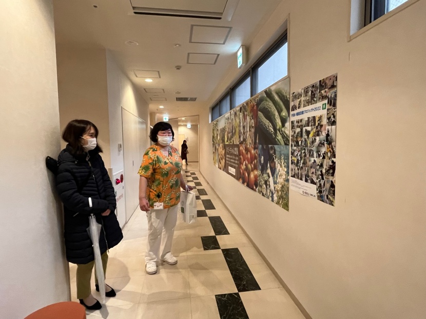 札幌マタニティ・ウイメンズホスピタルでの掲示の様子