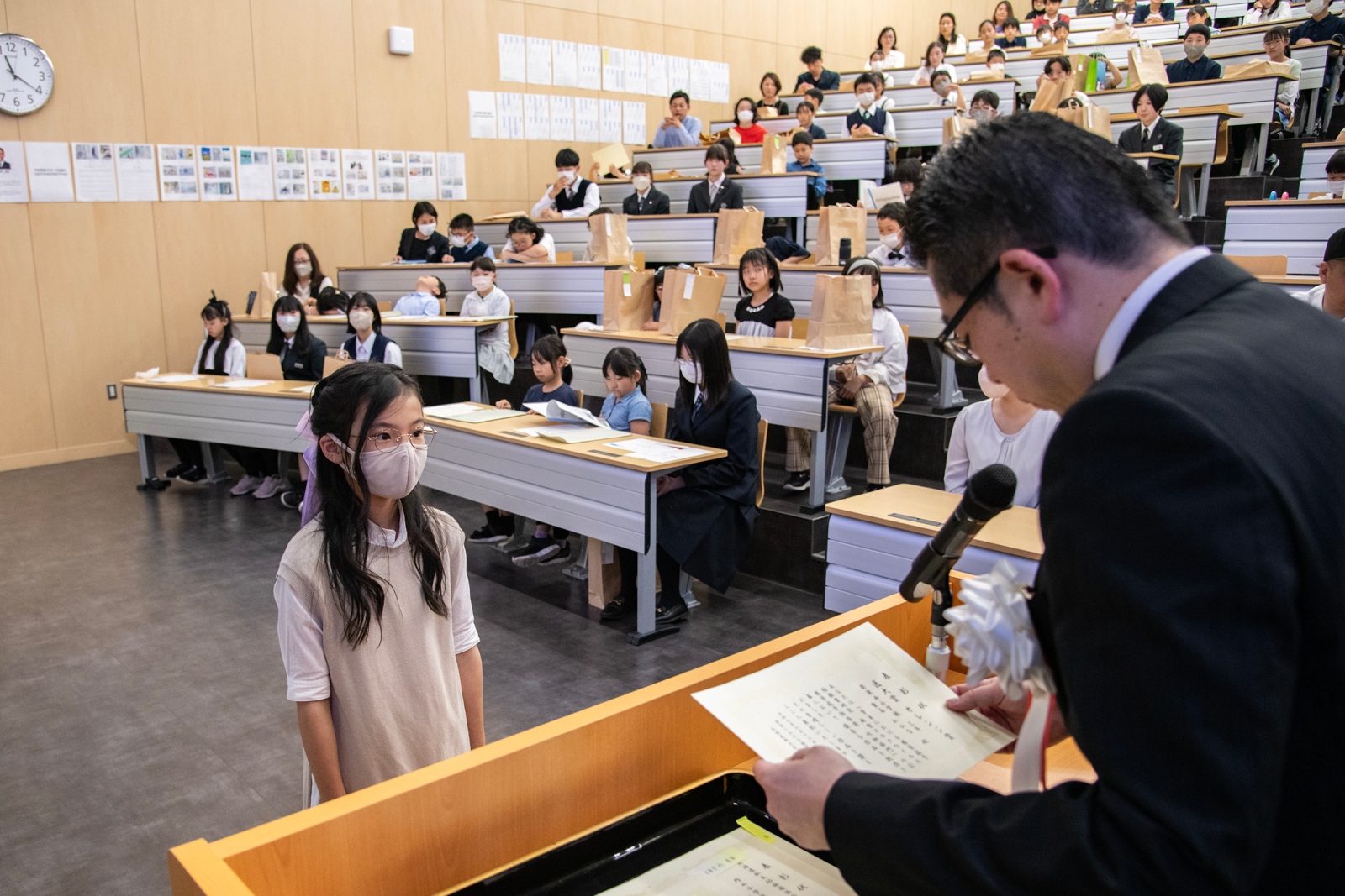 オレンジ賞・北海道私立幼稚園協会賞・札幌川柳協会名誉会長賞の授与
