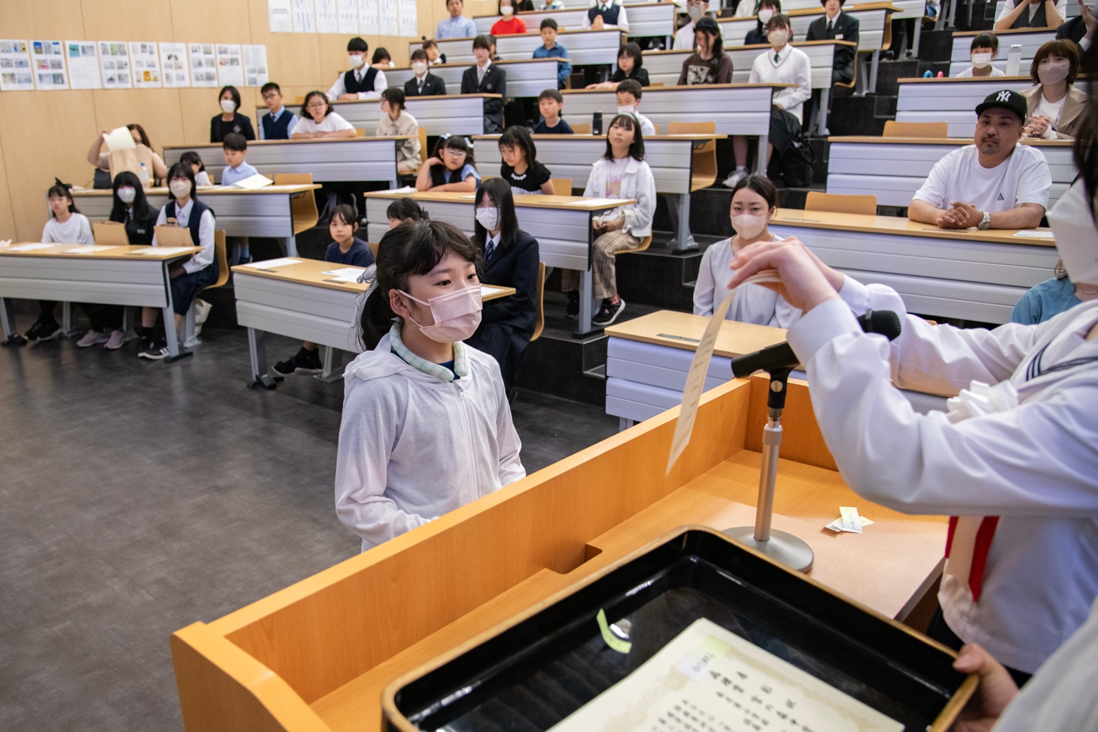 宮の森中賞の授与