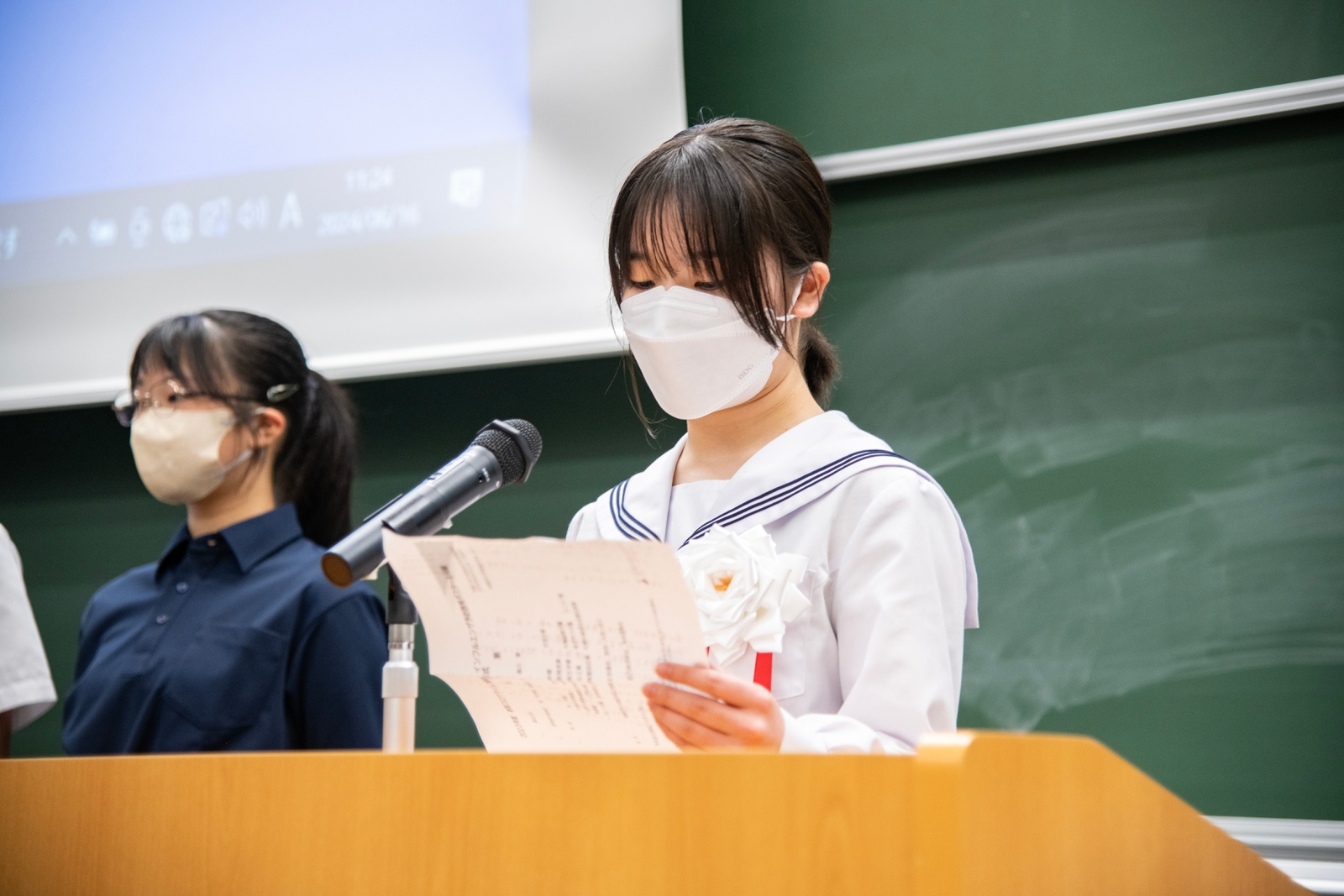 活動について　宮の森中学校　保体委員会